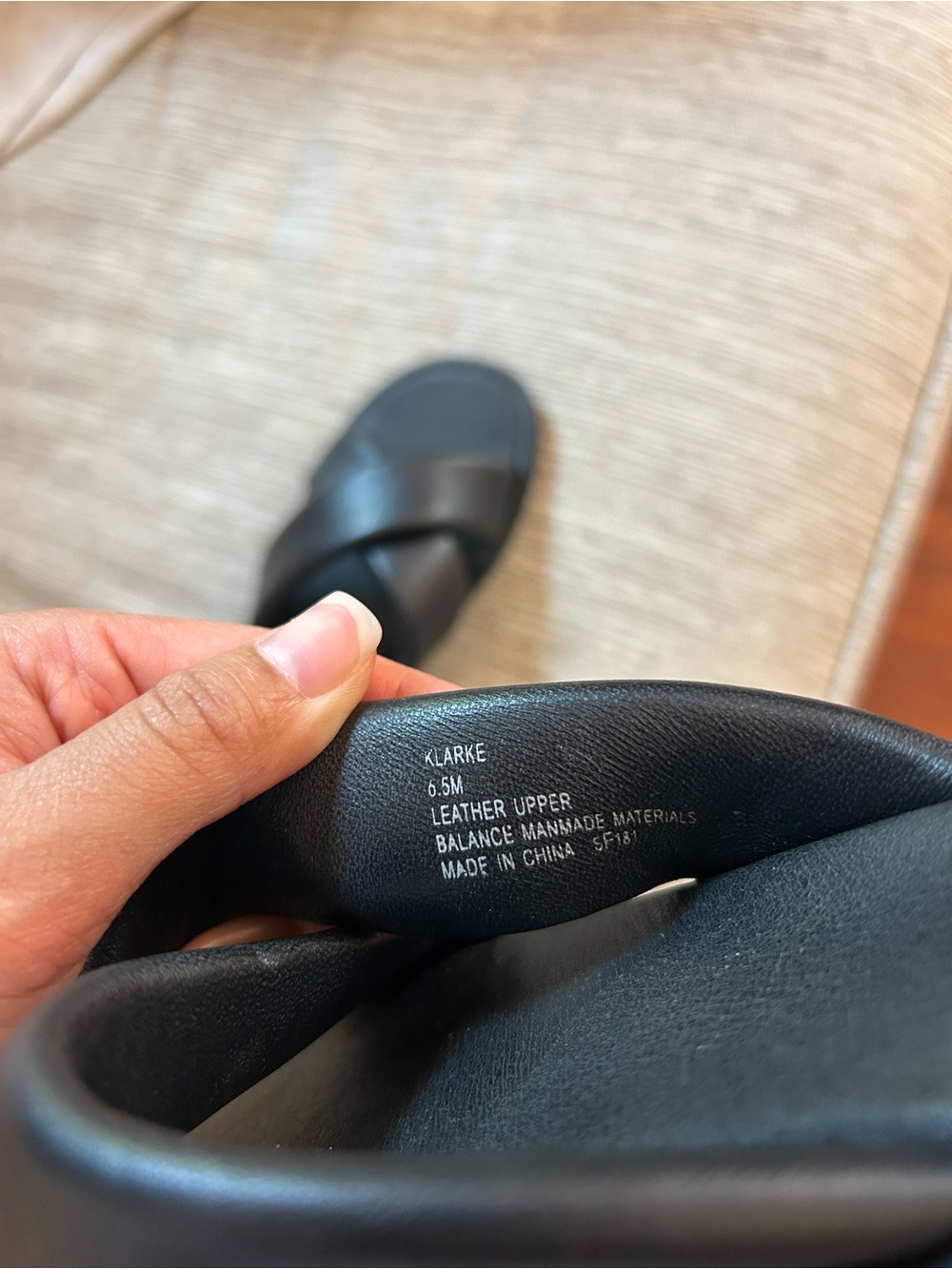 Steve Madden Black Crisscross Leather Sandals - Women's - Picture 5 of 5
